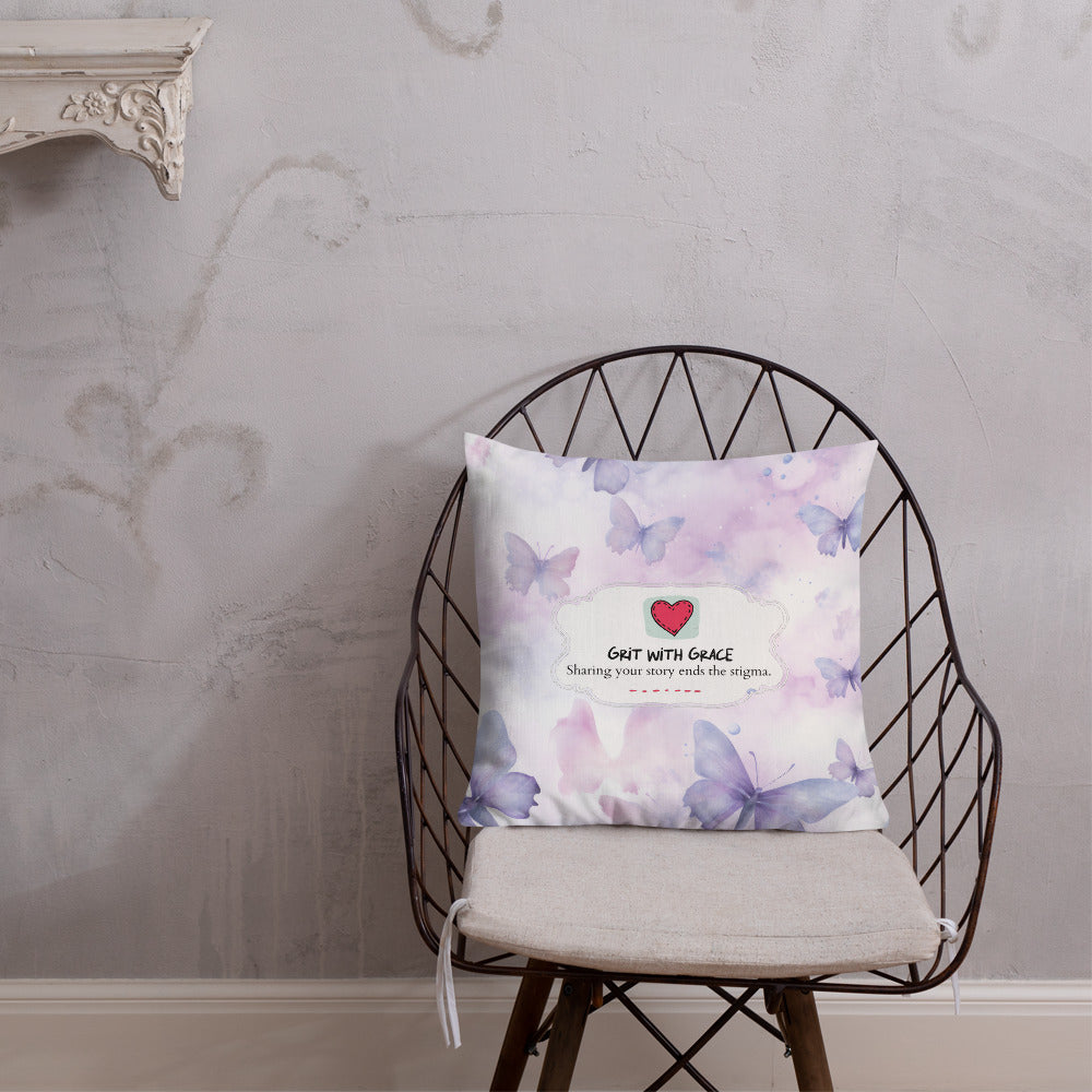 Butterfly Lover's Decorative Yet Comfortable Premium Pillow