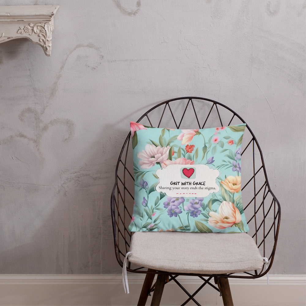 Floral Lover's Botanical Throw Pillow