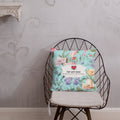 Floral Lover's Botanical Throw Pillow