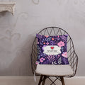 Floral Lover's Botanical Throw Pillow