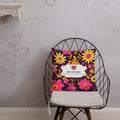 Floral Lover's Botanical Throw Pillow