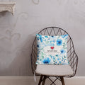 Floral Lover's Botanical Throw Pillow