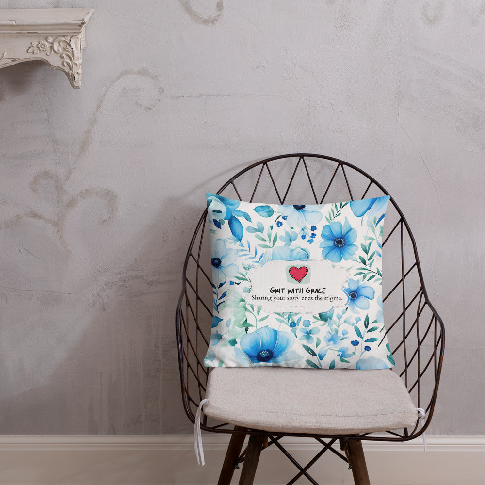 Floral Lover's Botanical Throw Pillow