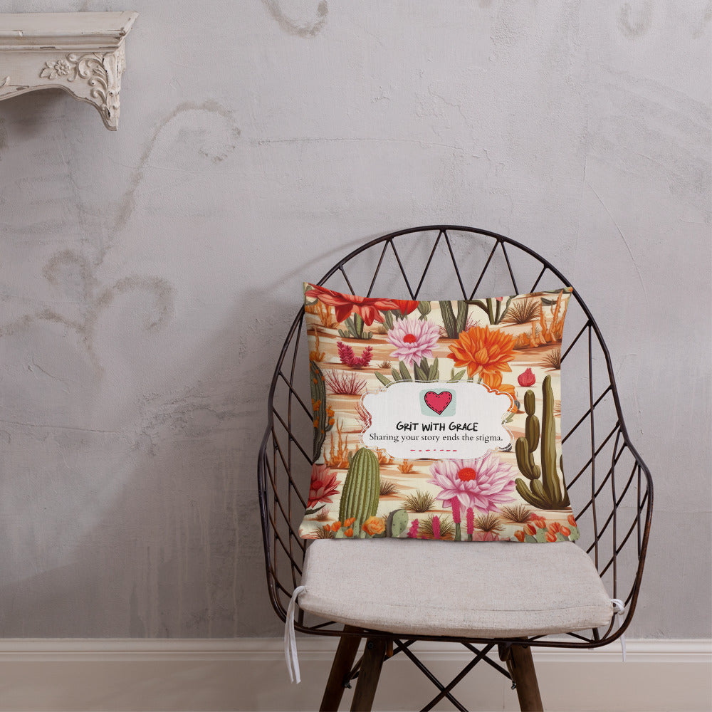 Floral Lover's Botanical Throw Pillow