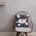 Floral Lover's Botanical Throw Pillow