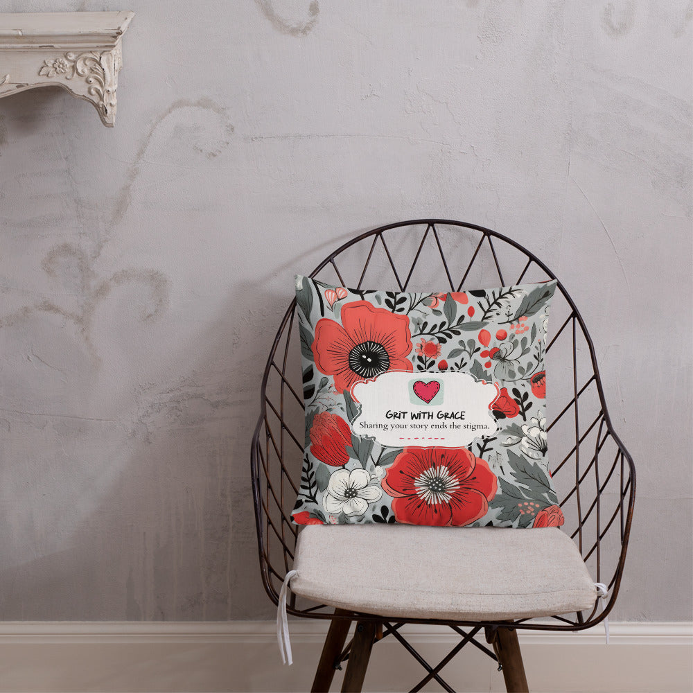 Floral Lover's Botanical Throw Pillow