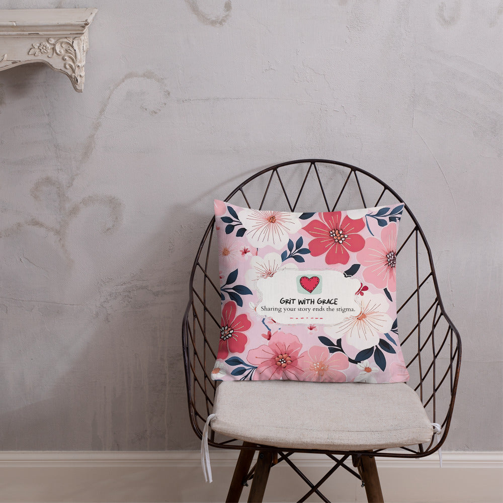 Floral Lover's Botanical Throw Pillow