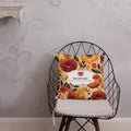 Floral Lover's Botanical Throw Pillow