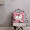 Floral Lover's Botanical Throw Pillow