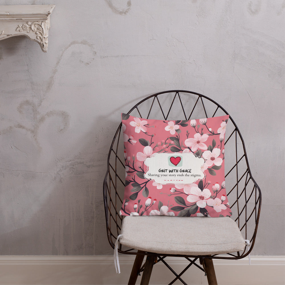 Floral Lover's Botanical Throw Pillow