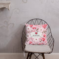 Floral Lover's Botanical Throw Pillow