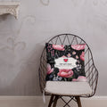 Floral Lover's Botanical Throw Pillow