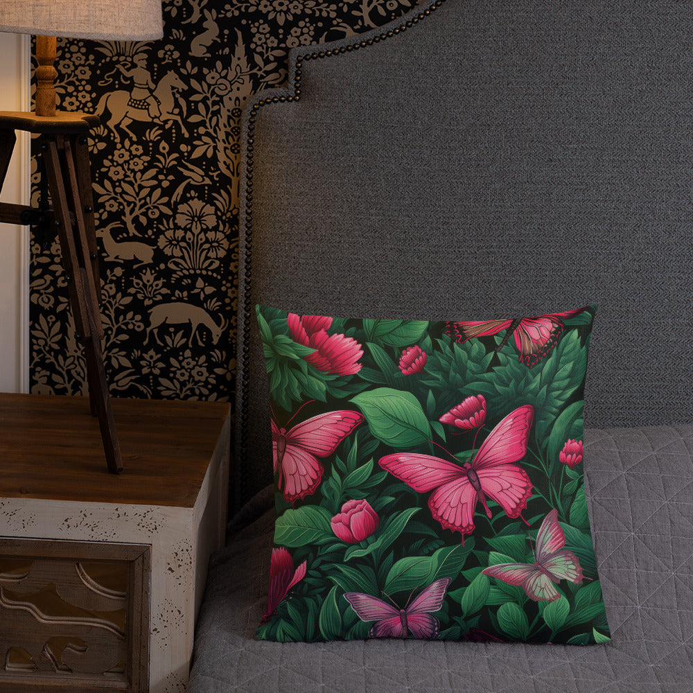 Butterfly Lover's Decorative Yet Comfortable Premium Pillow