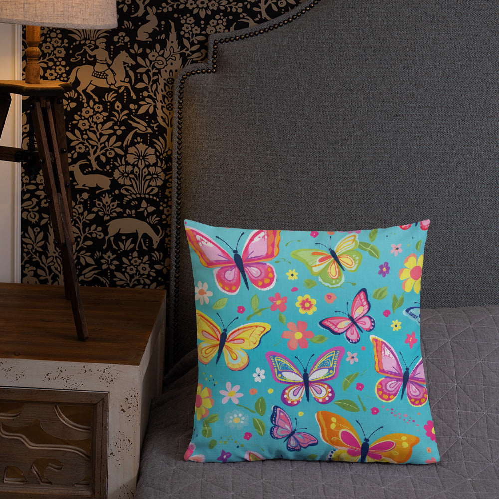 Butterfly Lover's Decorative Yet Comfortable Premium Pillow