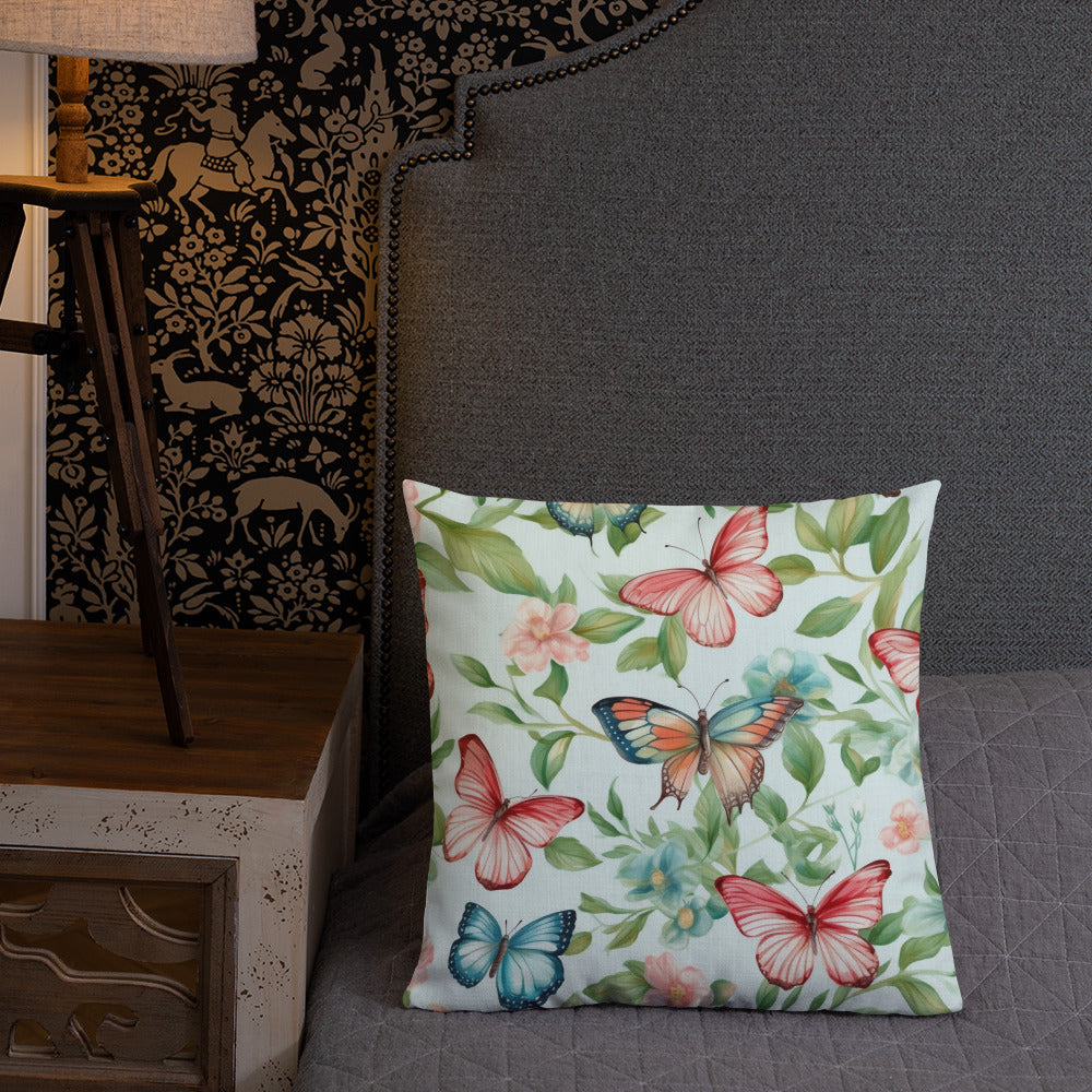 Butterfly Lover's Decorative Yet Comfortable Premium Pillow