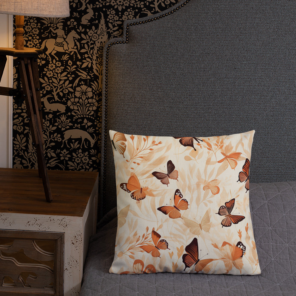 Butterfly Lover's Decorative Yet Comfortable Premium Pillow