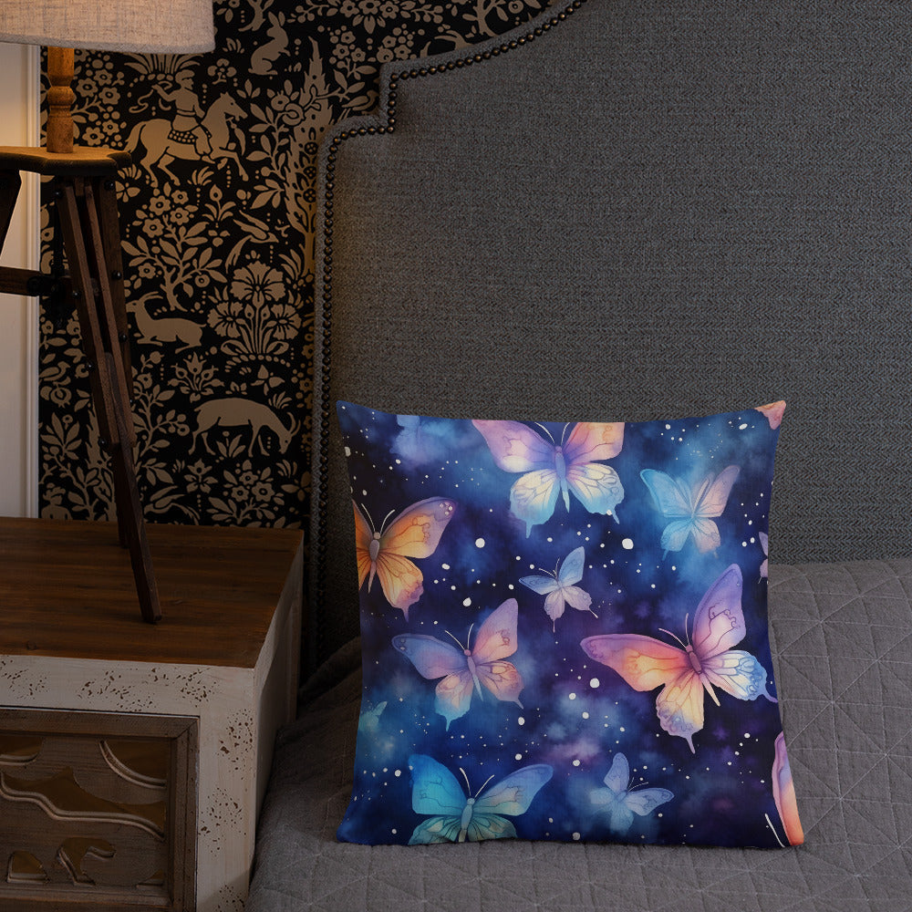 Butterfly Lover's Decorative Yet Comfortable Premium Pillow