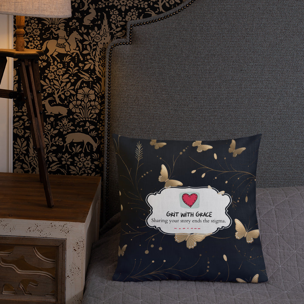 Butterfly Lover's Decorative Yet Comfortable Premium Pillow