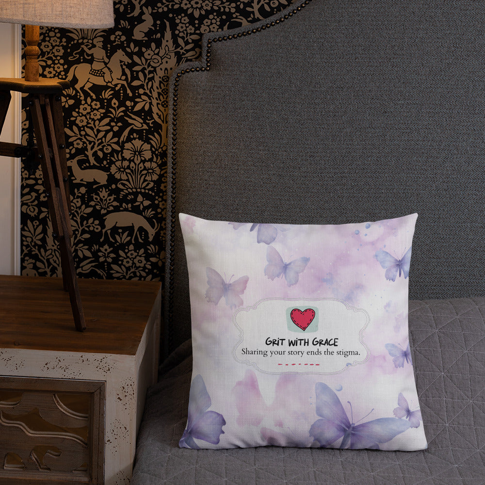 Butterfly Lover's Decorative Yet Comfortable Premium Pillow