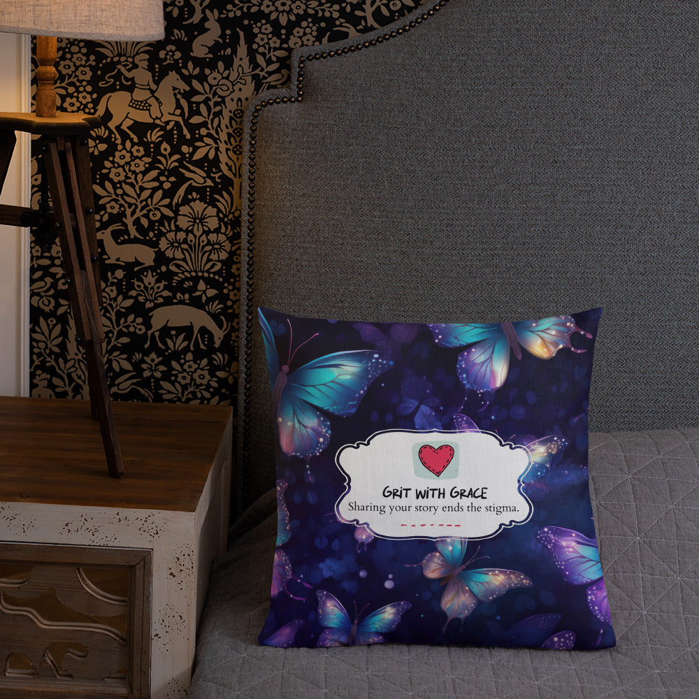 Butterfly Lover's Decorative Yet Comfortable Premium Pillow