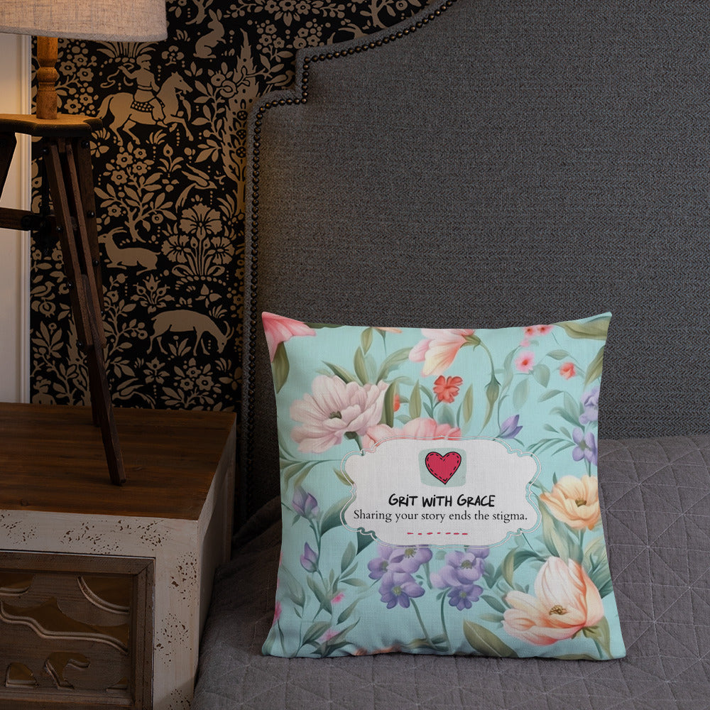 Floral Lover's Botanical Throw Pillow