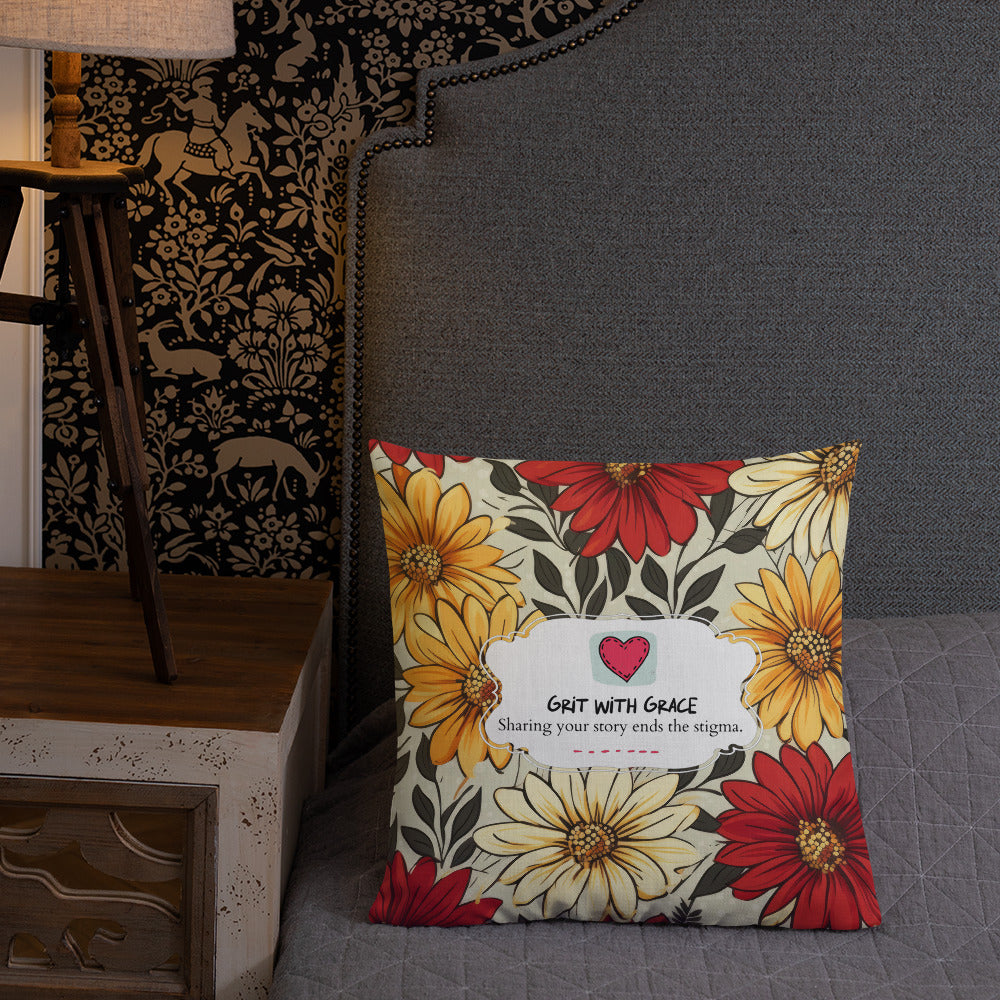 Floral Lover's Botanical Throw Pillow