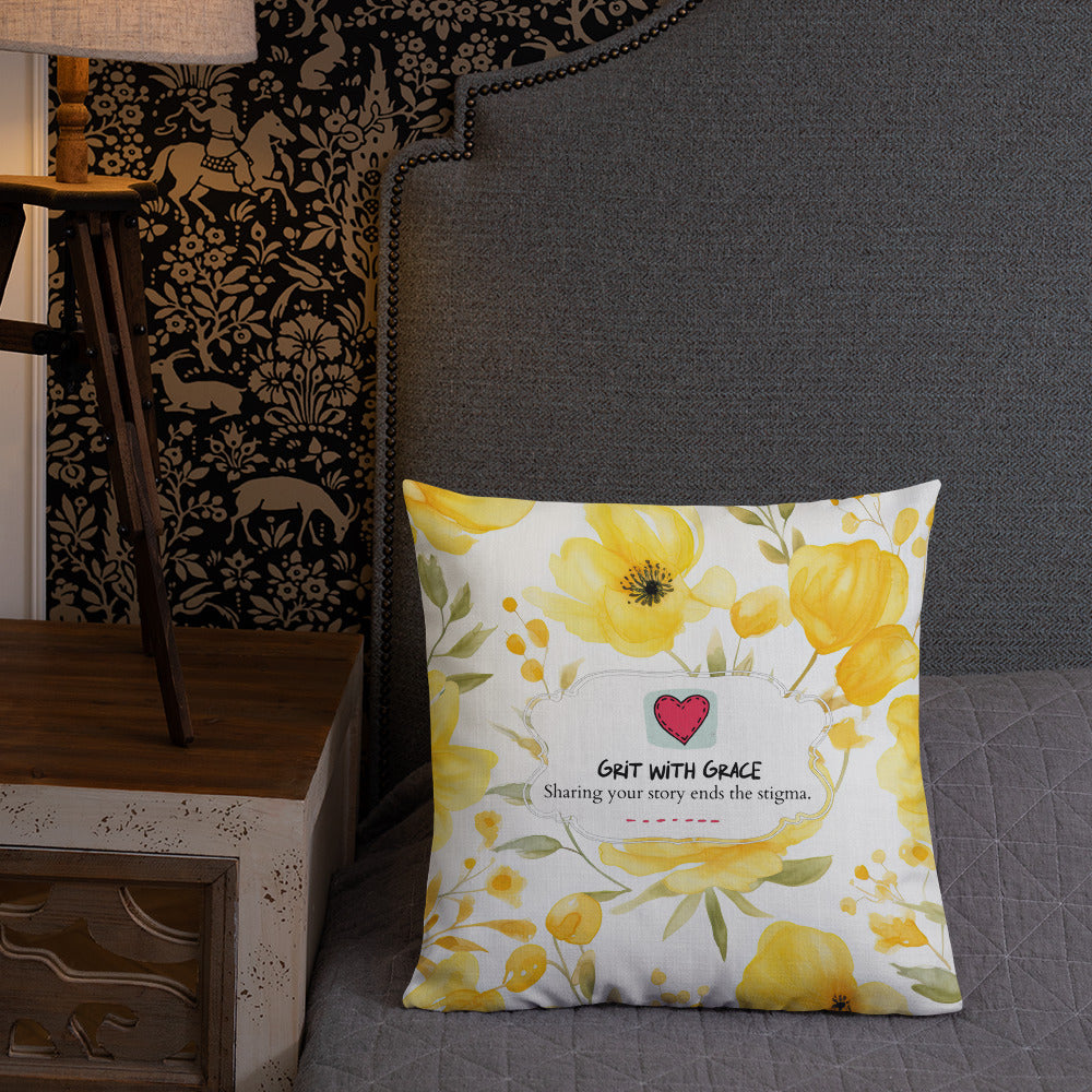 Floral Lover's Botanical Throw Pillow