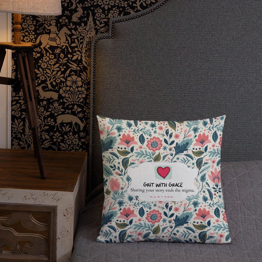 Floral Lover's Botanical Throw Pillow
