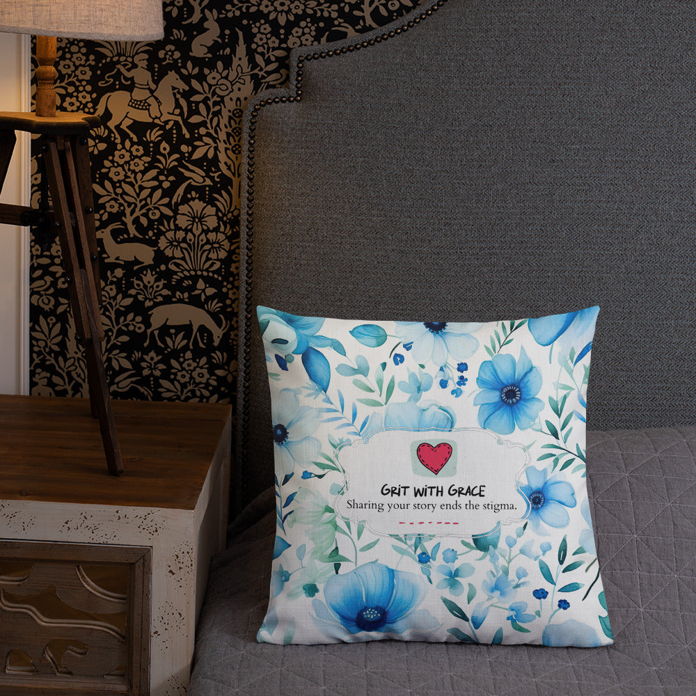 Floral Lover's Botanical Throw Pillow