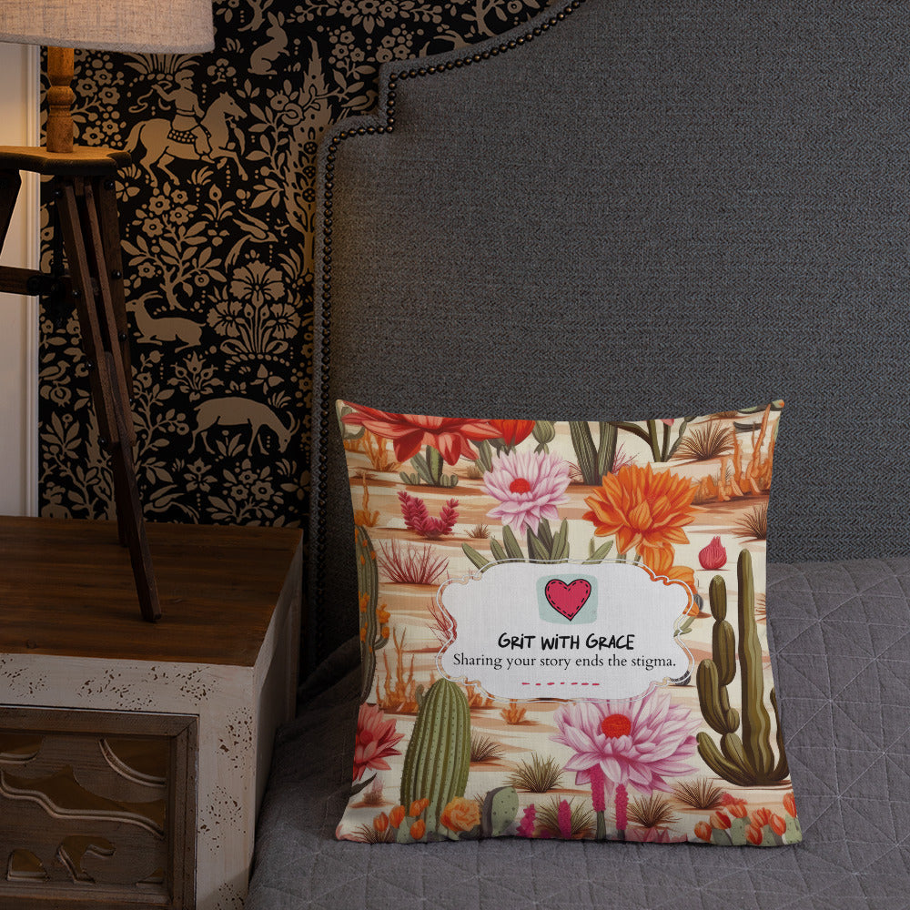 Floral Lover's Botanical Throw Pillow