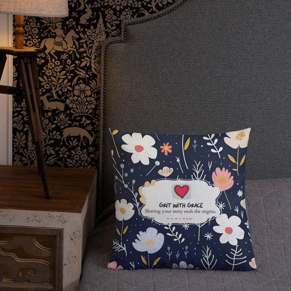 Floral Lover's Botanical Throw Pillow