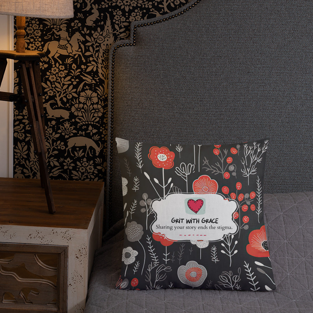 Floral Lover's Botanical Throw Pillow