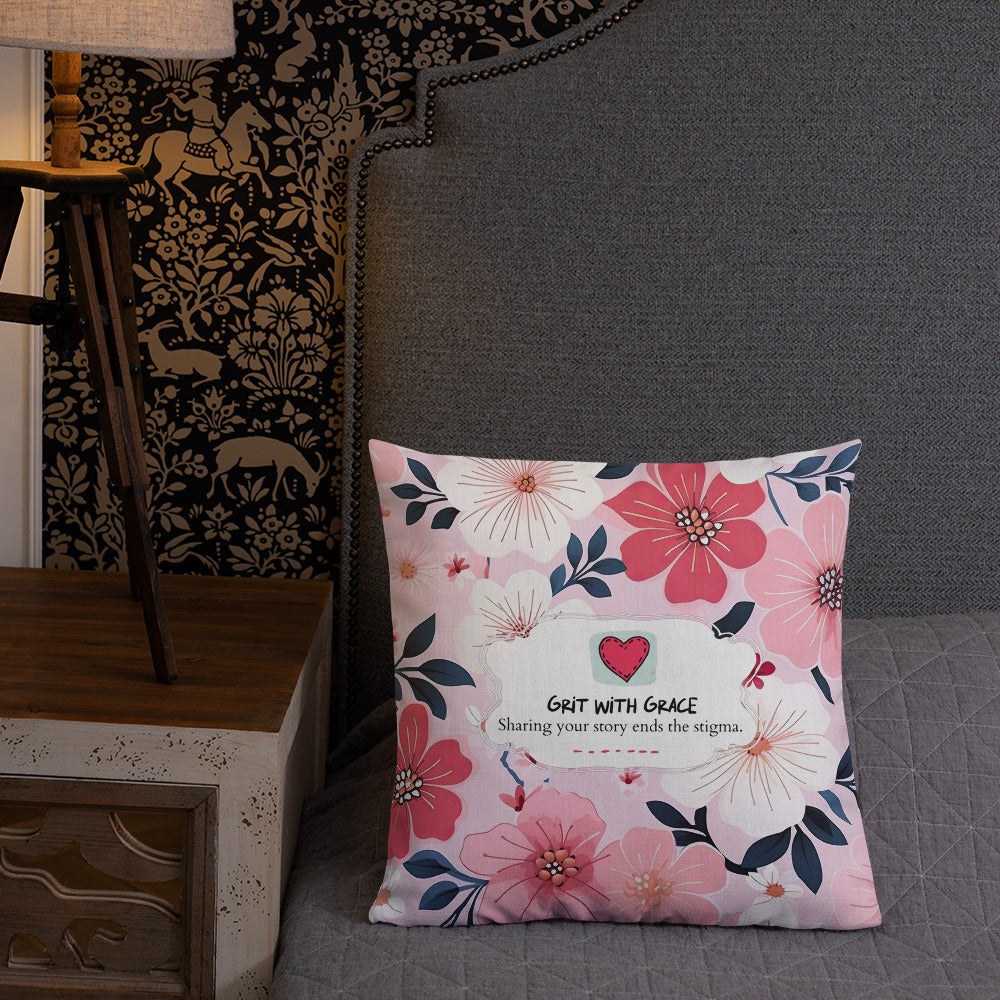 Floral Lover's Botanical Throw Pillow
