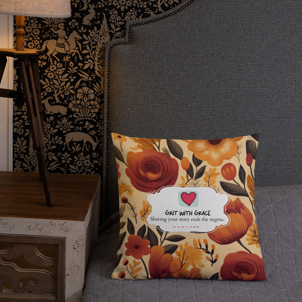 Floral Lover's Botanical Throw Pillow