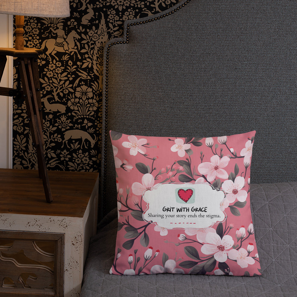 Floral Lover's Botanical Throw Pillow