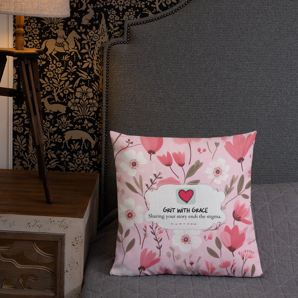 Floral Lover's Botanical Throw Pillow