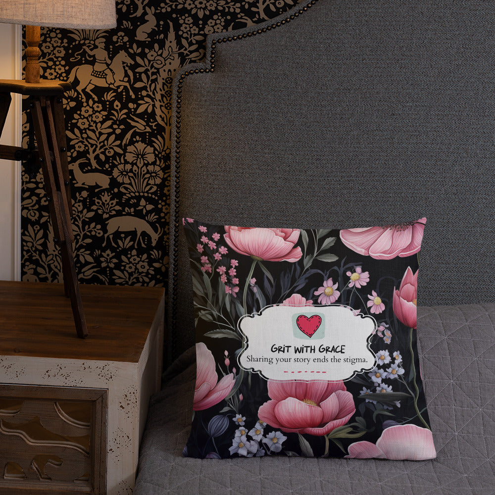 Floral Lover's Botanical Throw Pillow