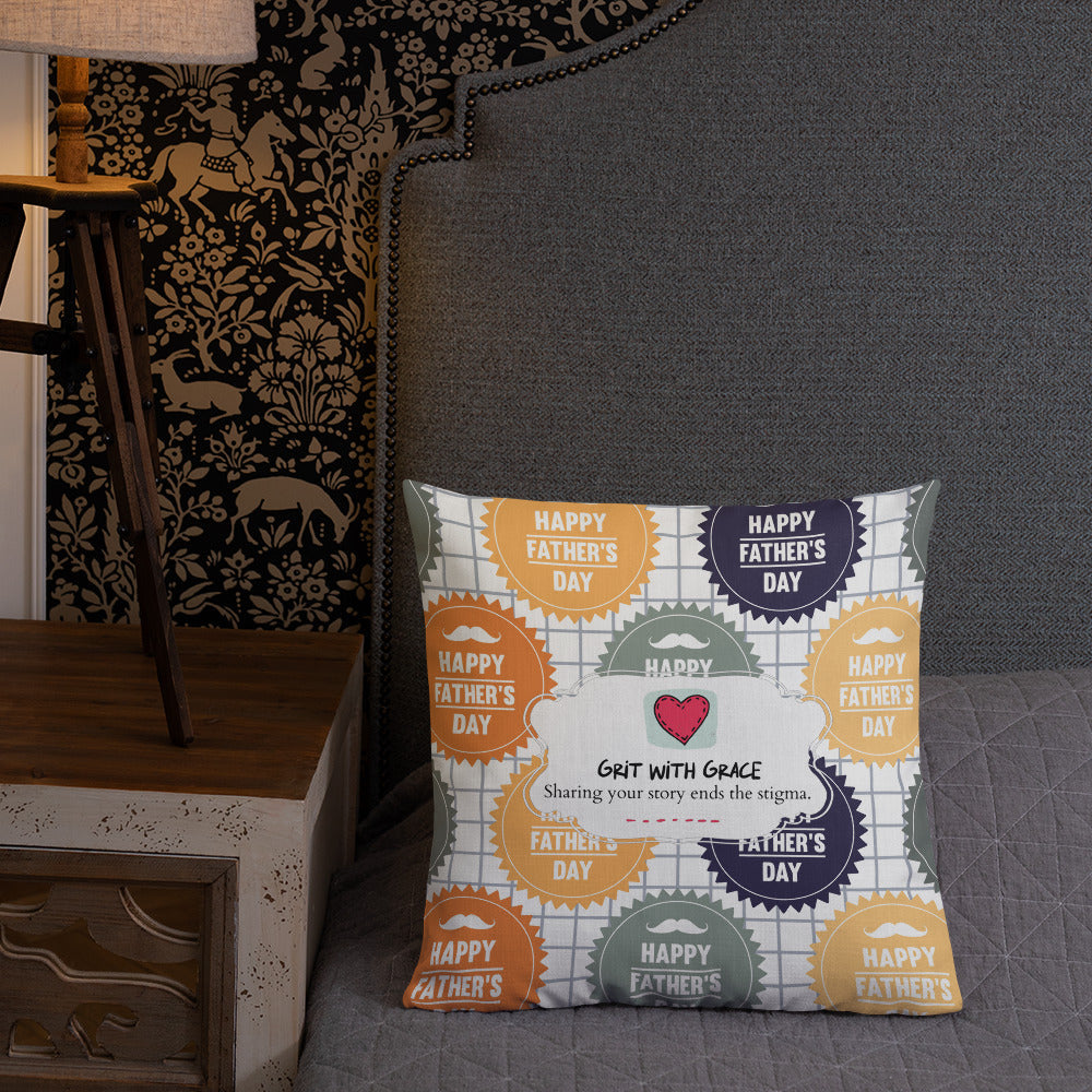 Cool Dad's Fashionably Decorative Throw Pillow