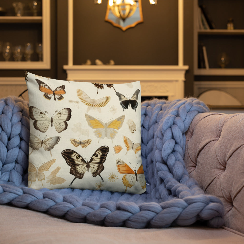 Butterfly Lover's Decorative Yet Comfortable Premium Pillow