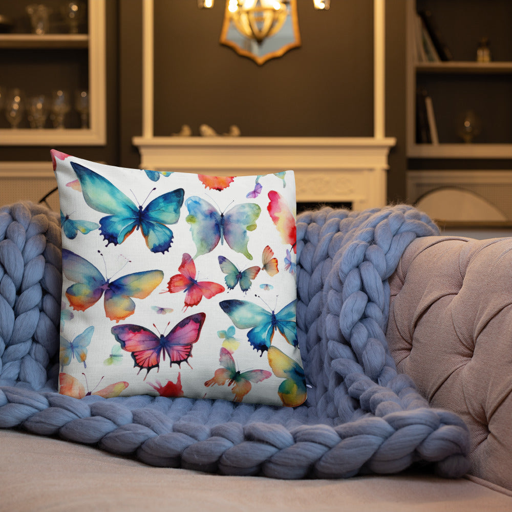 Butterfly Lover's Decorative Yet Comfortable Premium Pillow