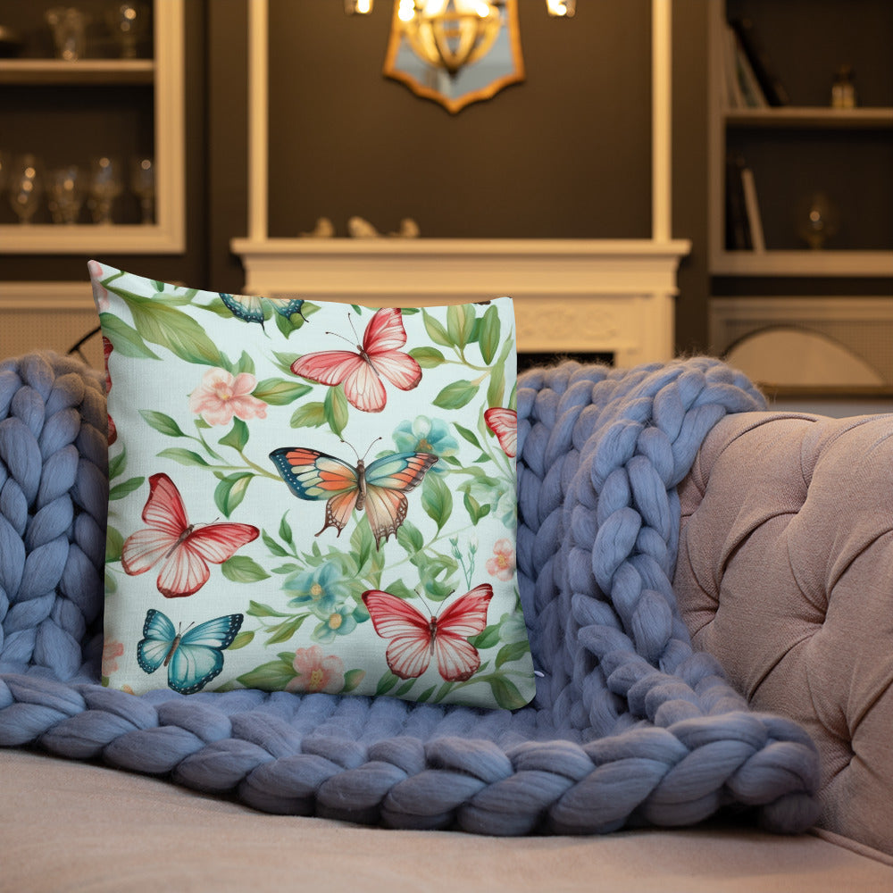 Butterfly Lover's Decorative Yet Comfortable Premium Pillow
