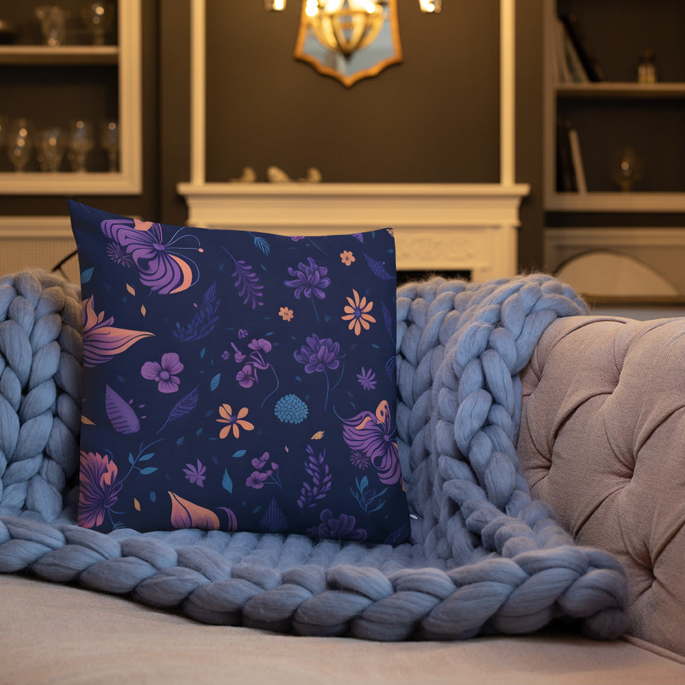 Butterfly Lover's Decorative Yet Comfortable Premium Pillow