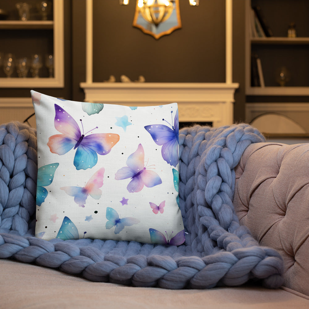 Butterfly Lover's Decorative Yet Comfortable Premium Pillow