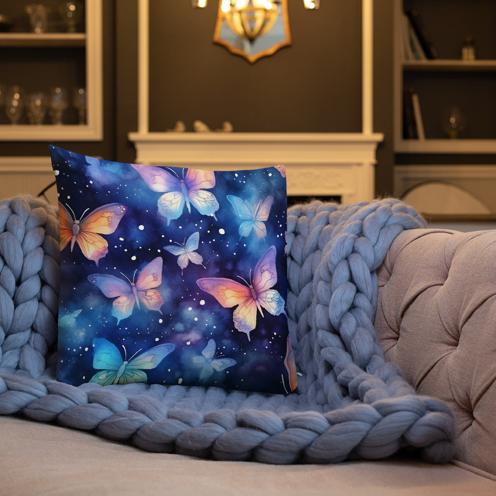 Butterfly Lover's Decorative Yet Comfortable Premium Pillow