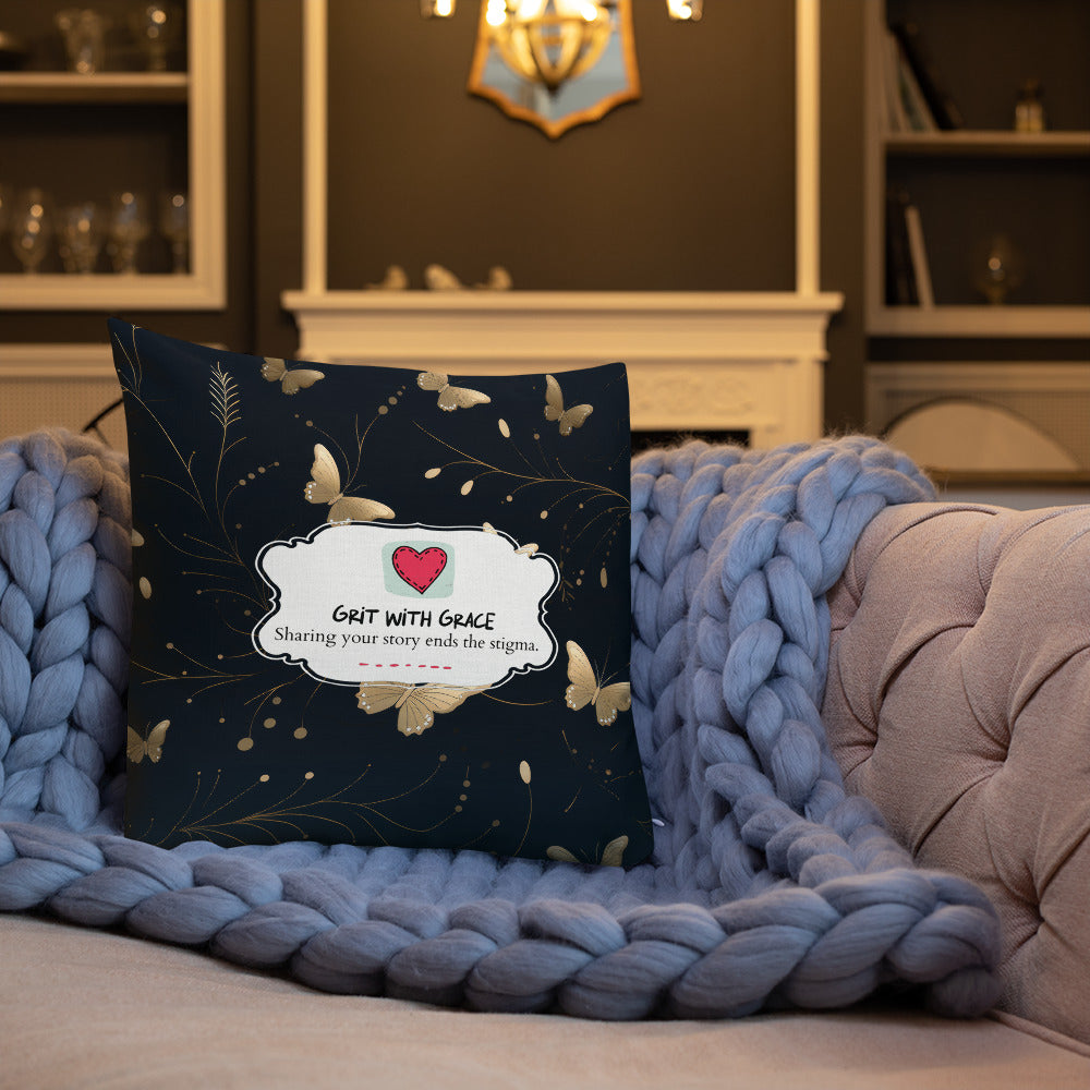 Butterfly Lover's Decorative Yet Comfortable Premium Pillow