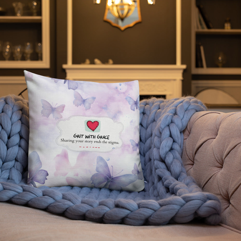 Butterfly Lover's Decorative Yet Comfortable Premium Pillow