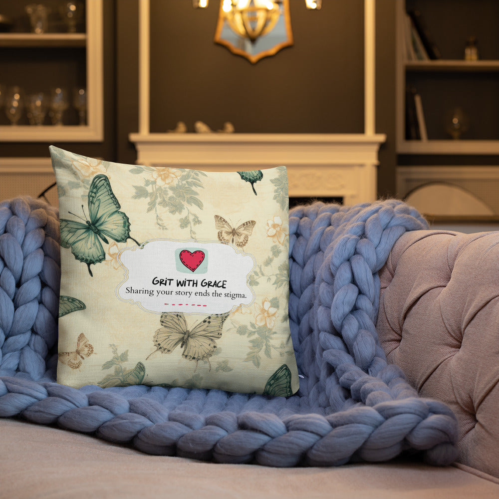 Butterfly Lover's Decorative Yet Comfortable Premium Pillow