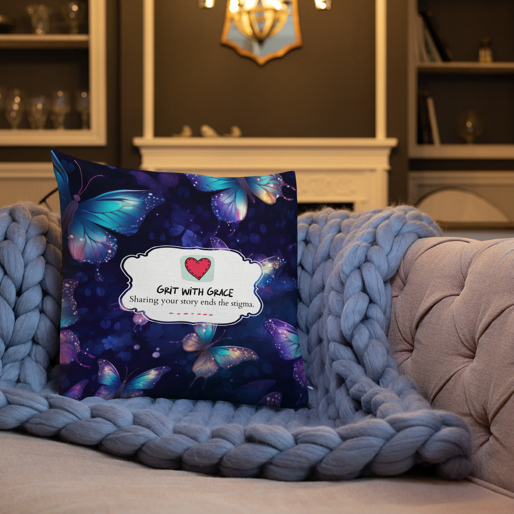 Butterfly Lover's Decorative Yet Comfortable Premium Pillow