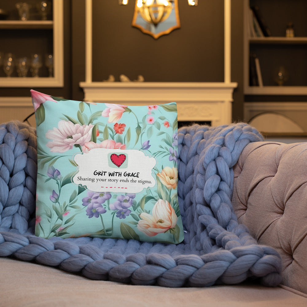Floral Lover's Botanical Throw Pillow
