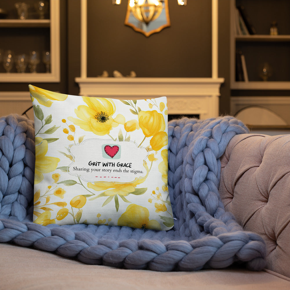 Floral Lover's Botanical Throw Pillow